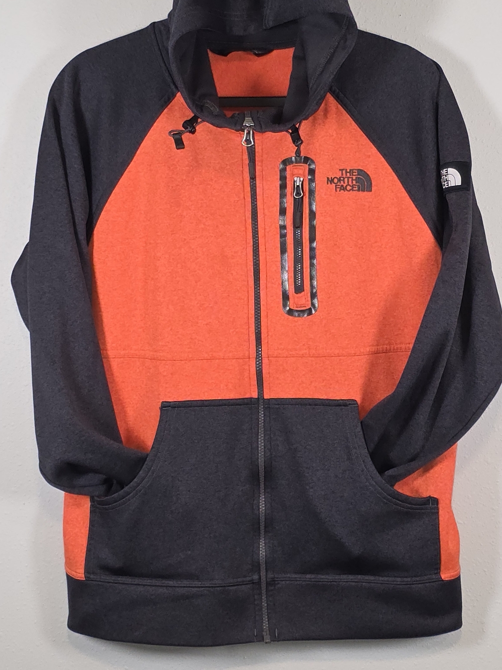 The North Face Kids' Red & Black Full-Zip Hoodie Jacket